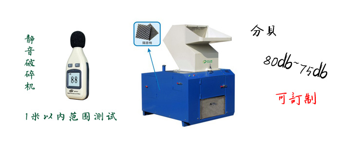 靜音型塑膠粉碎機